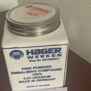 Hager Werken Embalming Powder Price in South Africa